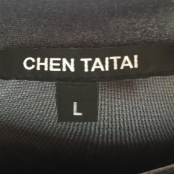 Chen TaiTai Iridescent Velvet Pullover SZ L - Picture 4 of 7